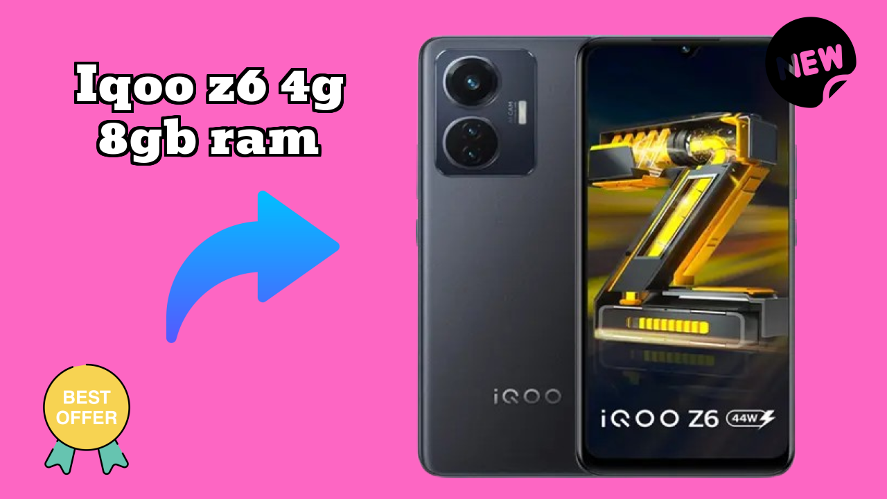 IQOO Z6 4G 8GB RAM at ₹11,990 - Best Deal Available Now