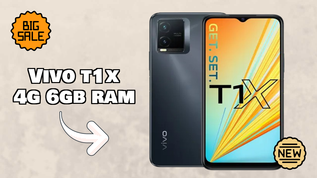 Vivo T1x 4G 6GB RAM Performance: 6 GB RAM Gaming Review